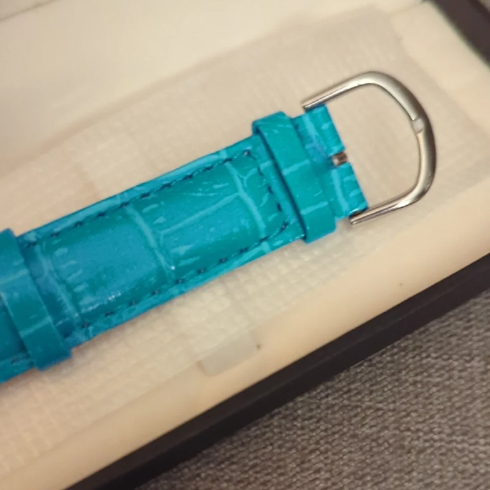 Elegant Silver and Blue Women's Watch